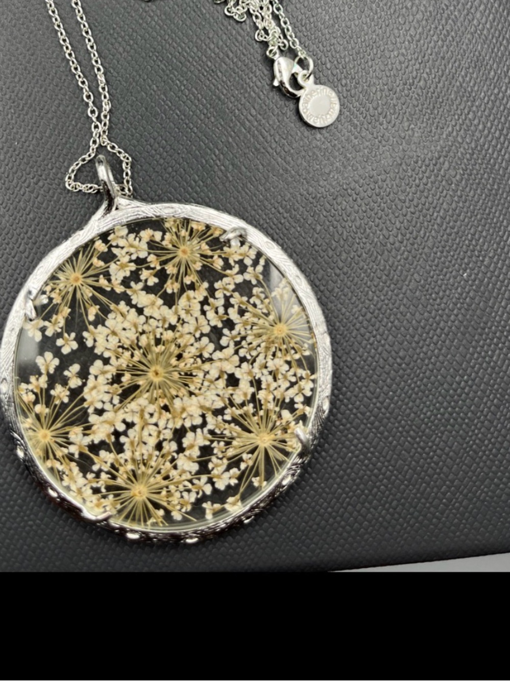 Catherine Weitzman Silver Necklace 32”